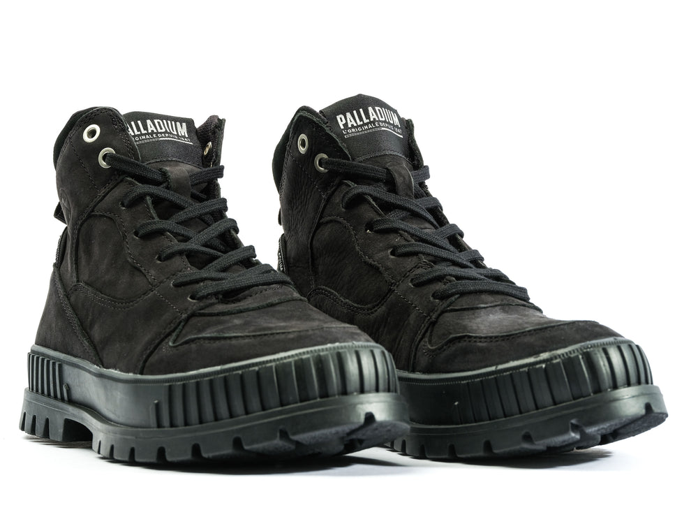 Zapatillas Palladium PALLASHOCK HI SNK Mujer Negras | Costa Rica-12806